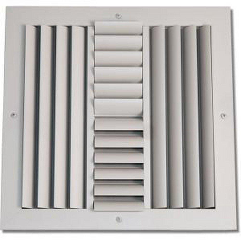 Grille Tech Sky White 14 in. Ceiling & Sidewall Register in Sky White 4-way Aluminum 