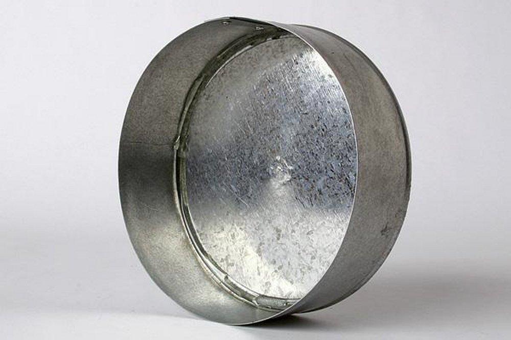 Miami Tech 26 ga Galvanized Round End Cap 