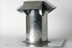 4 in. 26 ga Galvanized Steel Straight Roof Jack