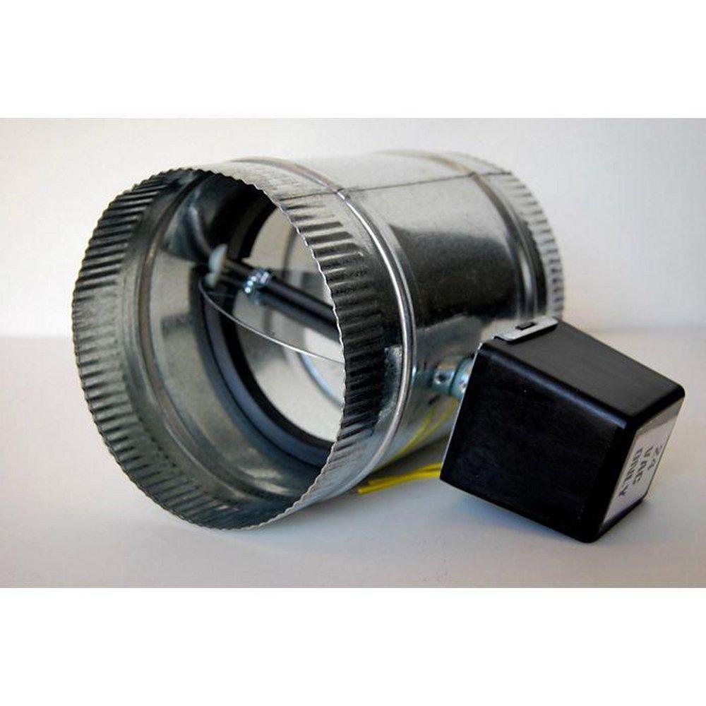 Acme Miami Silver 24V Power Open Round Damper 