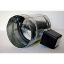 Acme Miami Silver 24V Power Open Round Damper 