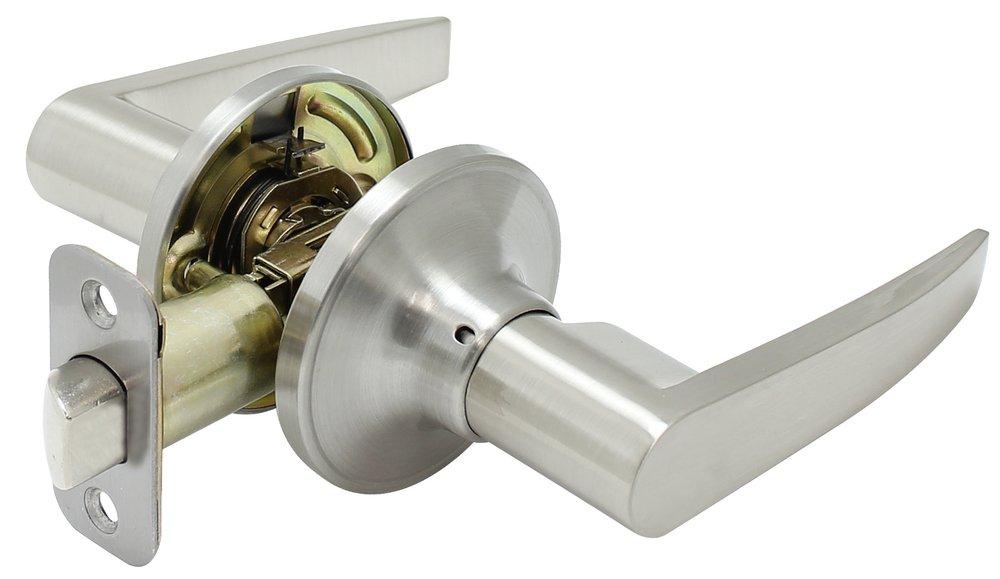 Cal-Royal Satin Nickel Passage Lever Handle 