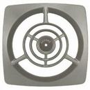 Broan Platinum Metal Square Grille with Centre Hole in Satin Aluminum 