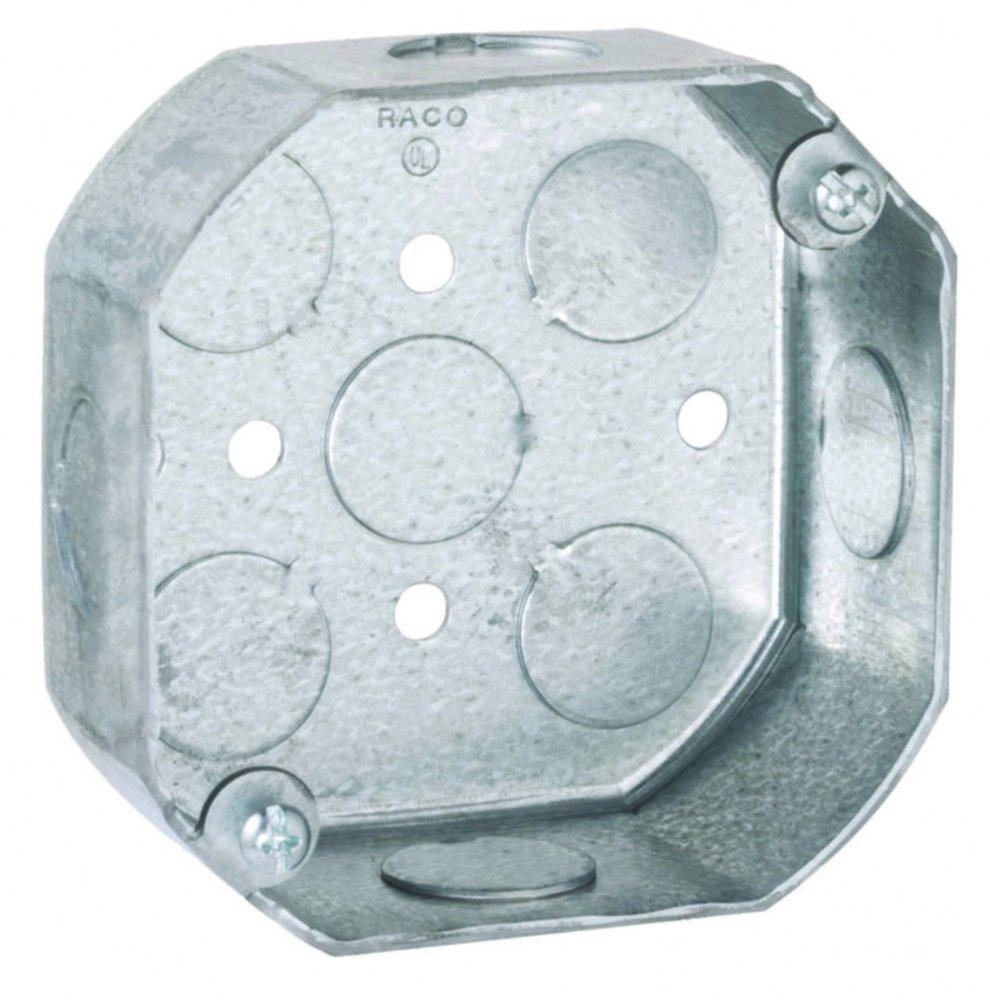 RACO Grey 1-1/2 in. Octagon Box 