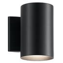 65W 1-Light Outdoor Incandescent Wall Lantern in Black
