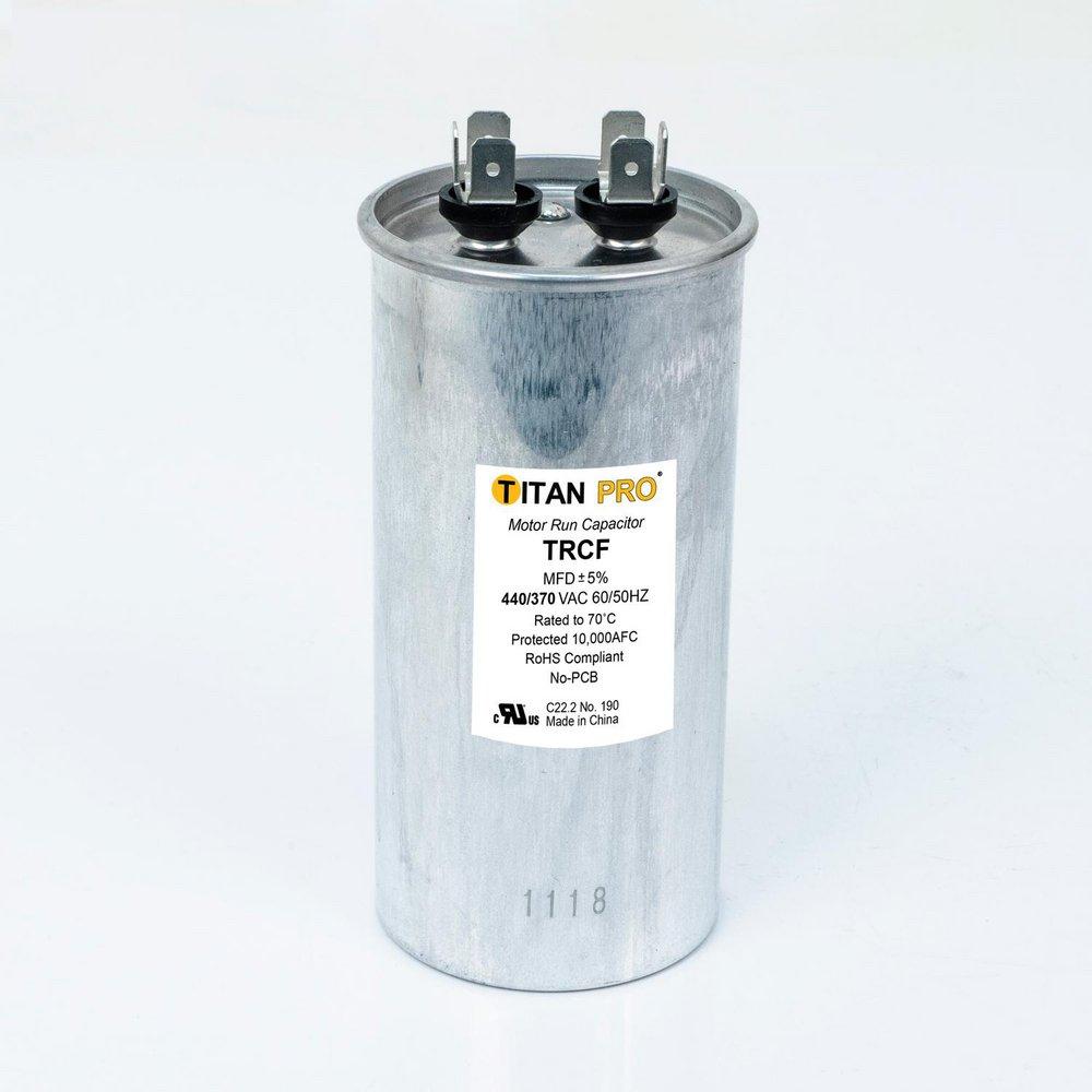 Packard 440/370V Round Run Capacitor 