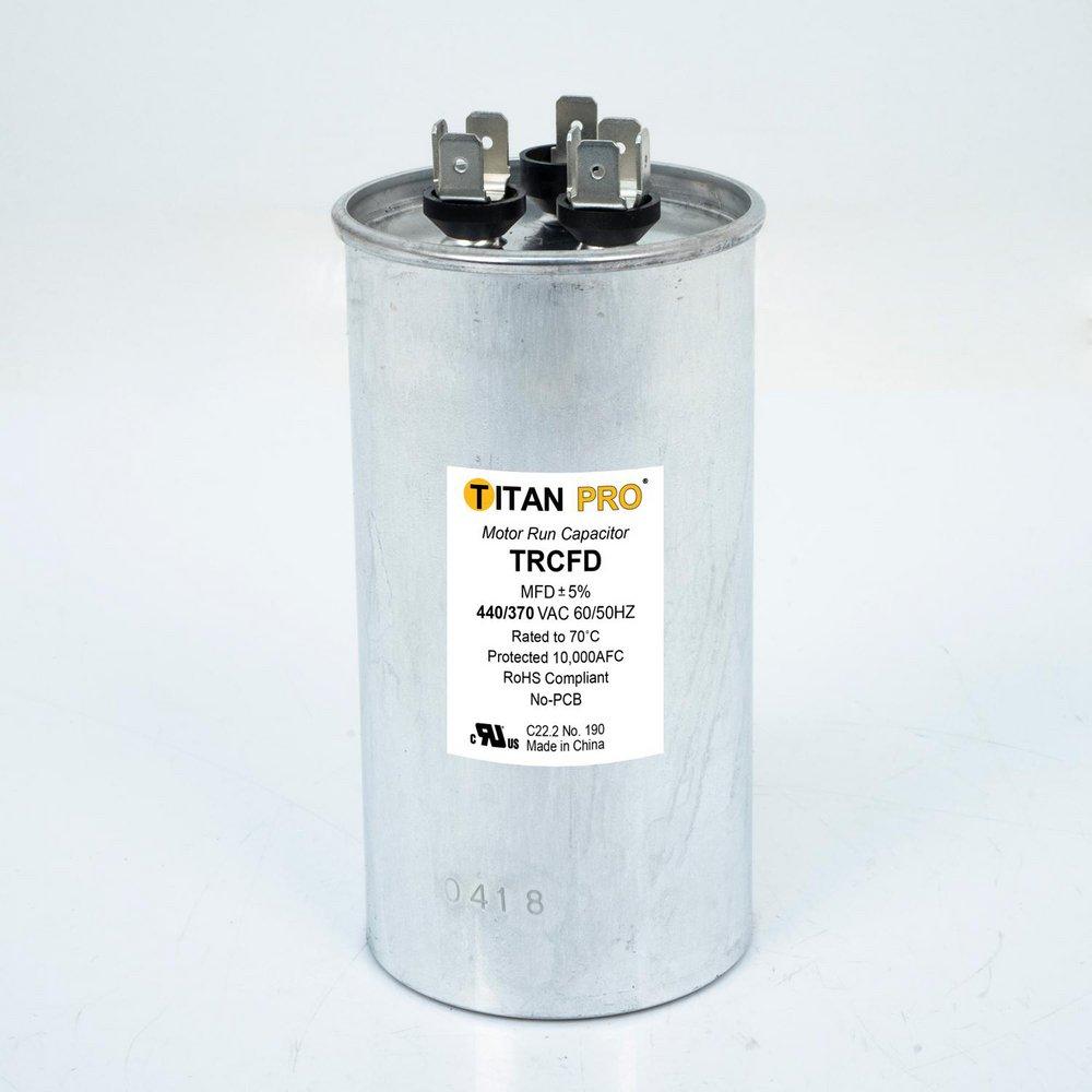 Packard 440/370V Round Run Capacitor 