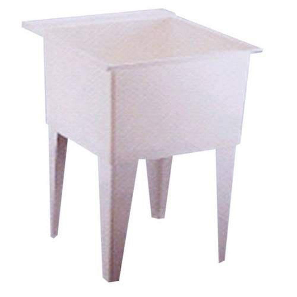 FIAT Products White 20 x 24 in. 1-Bowl Laundry Sink 