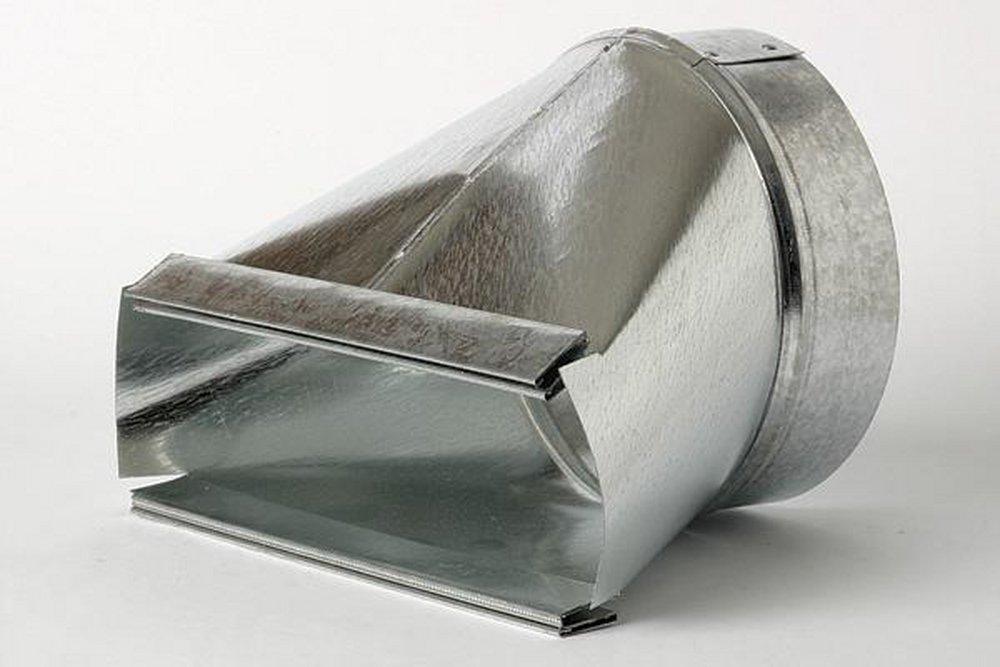 Miami Tech 3-1/4 x 14 in. Hot Dipped Galvanized Steel Duct Wall Stack 