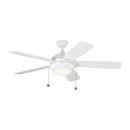Visual Comfort & Co. Fan White 52 in. 60W 1-Light LED Ceiling Fan 