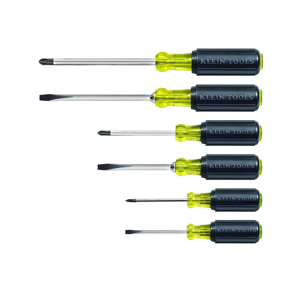 Klein Tools Black Manual 6 Piece Screwdriver 
