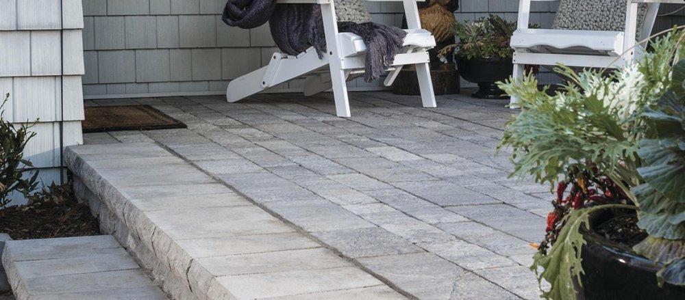 Anchor Block Company Grey 8 x 18 in. Concrete Paver 