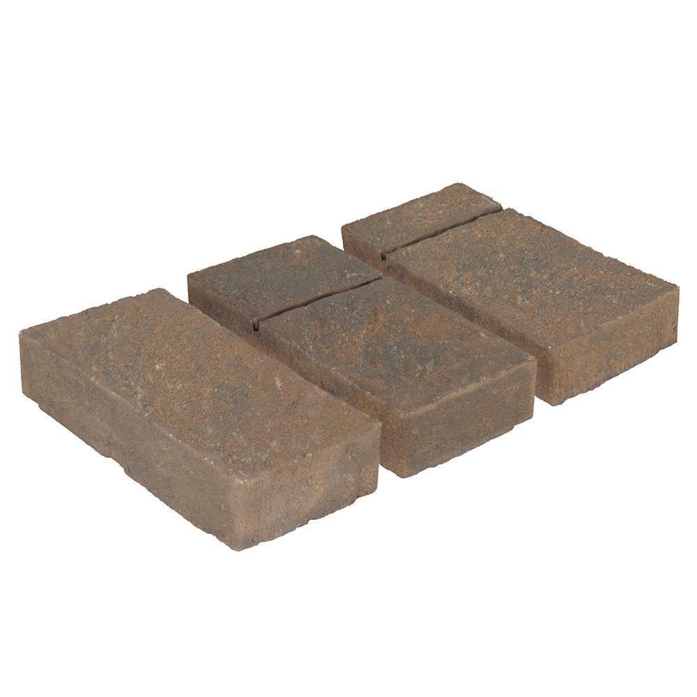 Anchor Block Company Sahara Beige 2-3/8 x 12-3/8 x 8-1/4 in. Concrete Paver 3-Piece 