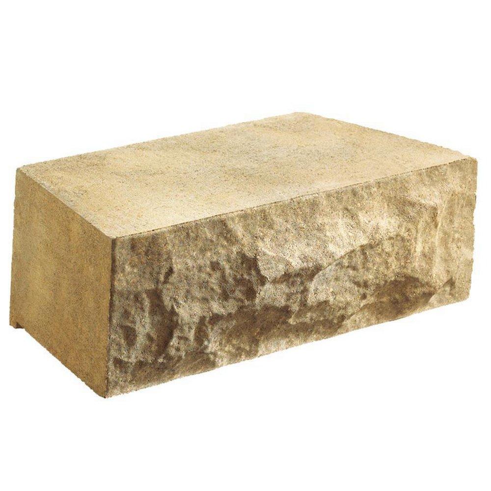 Anchor Block Company Desert Tan 12 x 18 x 8 in. Concrete Wall Paver 