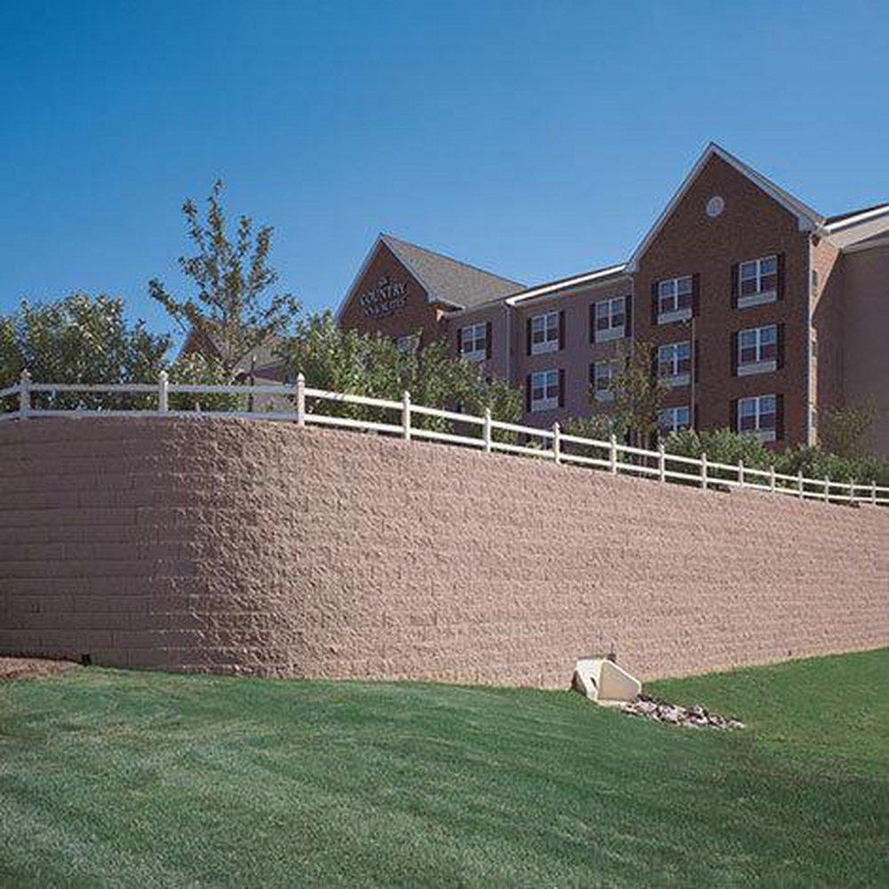 Anchor Block Company Grey 10 x 17-1/4 x 4 in. Concrete Wall Paver 