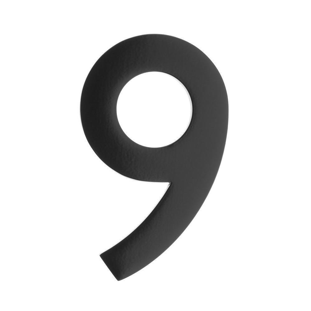 Jeske Company Black #9 House Number in Black 
