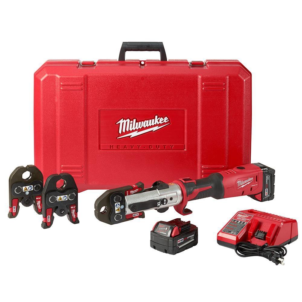 Milwaukee® Red Press Tool Long Throw Cordless Press Tool Kit 