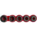 Milwaukee&reg; Silver SHOCKWAVE IMPACT BOLT EXTRACTOR SET 6 PIECE 