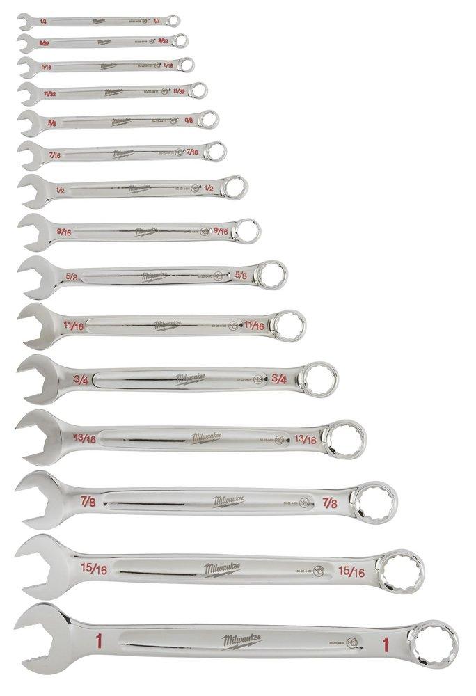 Milwaukee® Silver 1/4 in. Combination Wrench Set 