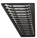 Milwaukee&reg; Silver 1/3 in. Combination Wrench Set 15 Piece 