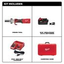 Milwaukee&reg; Red 0.5 - 2 x 18-5/16 in. Battery Press Tool Kit 