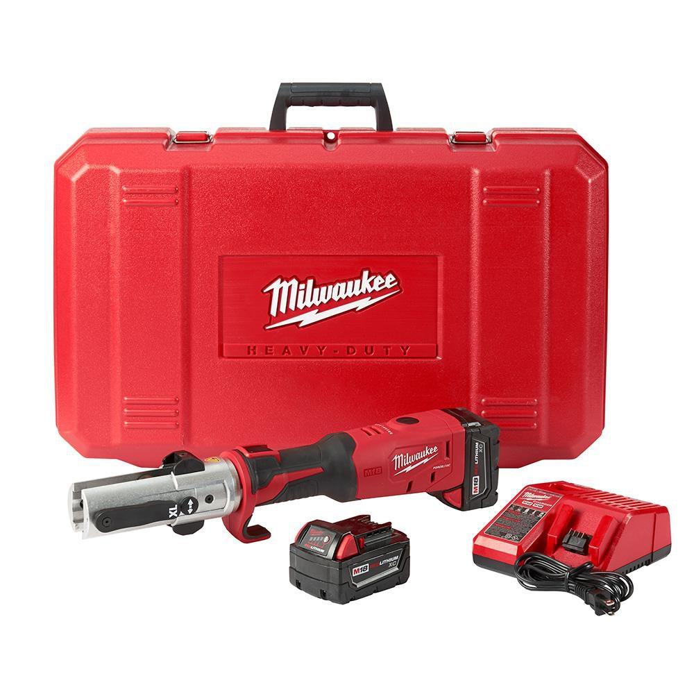 Milwaukee&reg; Red 0.5 - 2 x 18-5/16 in. Battery Press Tool Kit 