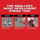 Milwaukee&reg; Red 0.5 - 2 x 18-5/16 in. Battery Press Tool Kit 