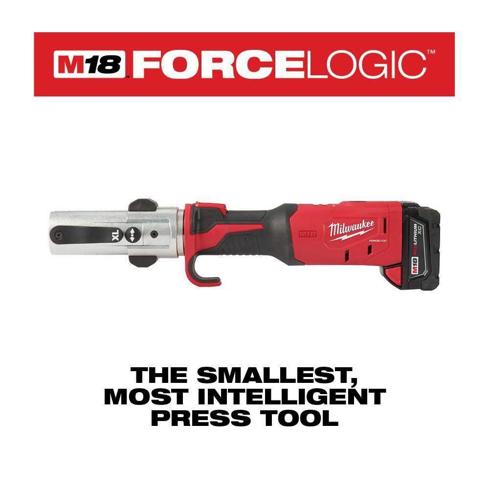 Milwaukee&reg; Red 0.5 - 2 x 18-5/16 in. Battery Press Tool Kit 