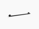 KOHLER Matte Black 24 in. Towel Bar 
