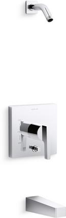 KOHLER Polished Chrome Single Handle Bathtub & Shower Faucet (Trim Only) 