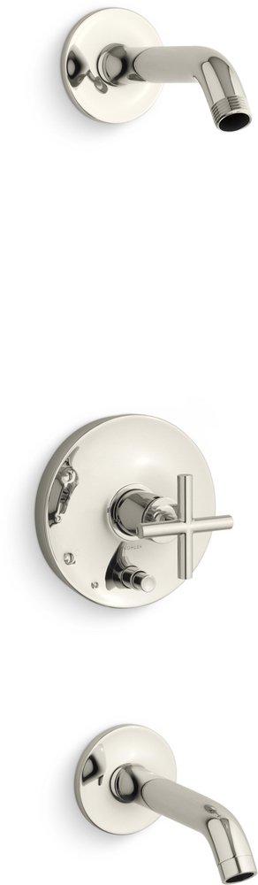 KOHLER Vibrant&reg; Polished Nickel Single Handle Bathtub & Shower Faucet (Trim Only) 