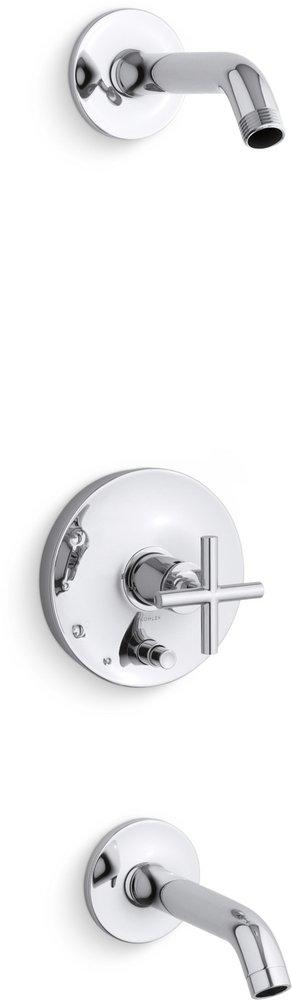 KOHLER Polished Chrome Single Handle Bathtub & Shower Faucet (Trim Only) 