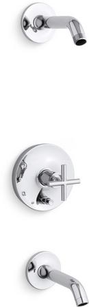 KOHLER Polished Chrome Single Handle Bathtub & Shower Faucet (Trim Only) 