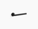 KOHLER Matte Black 10-1/16 in. Towel Bar 