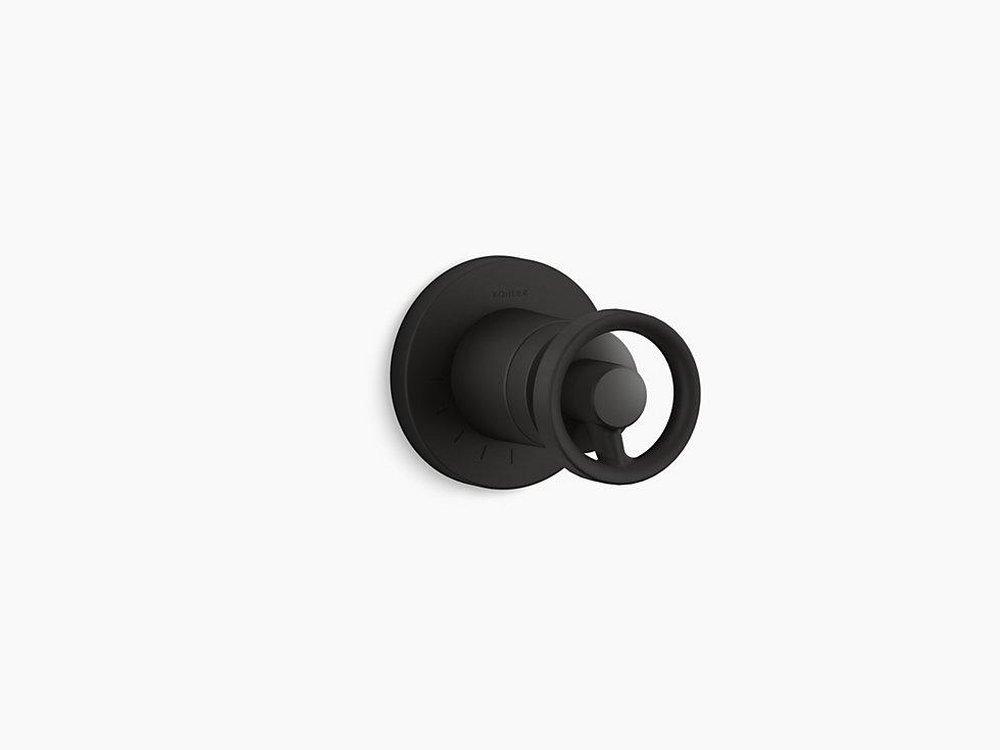 KOHLER Matte Black Volume Control Valve Trim 