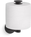 KOHLER Matte Black Wall Mount Vertical Toilet Tissue Holder 