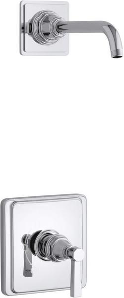 Single Handle Shower Faucet in Polished Chrome (Trim Only) (Showerhead Sold Separately)