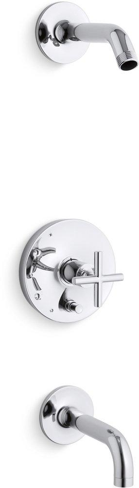 KOHLER Polished Chrome Single Handle Bathtub & Shower Faucet (Trim Only) 