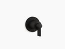 KOHLER Matte Black Single Handle Bathtub & Shower Faucet (Trim Only) 