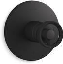 KOHLER Matte Black Thermostatic Valve Trim 