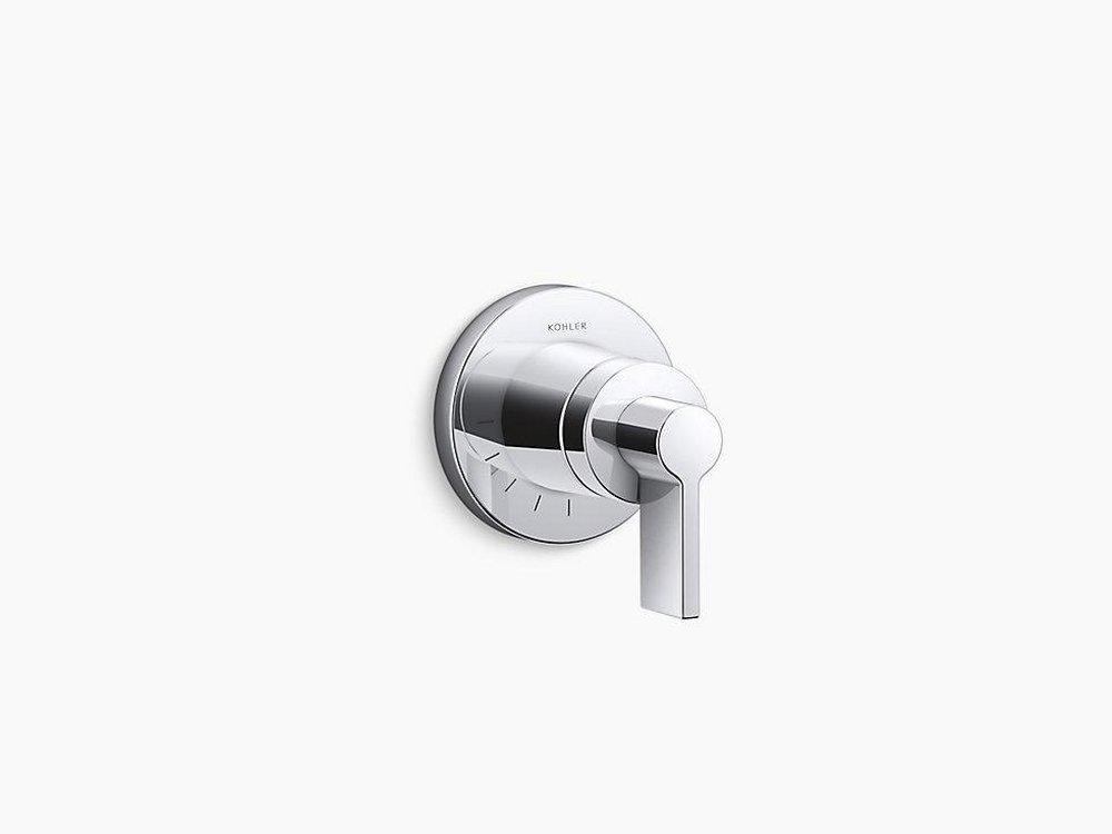 KOHLER Polished Chrome Single Handle Bathtub & Shower Faucet (Trim Only) 
