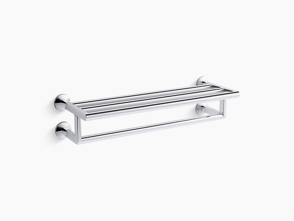 KOHLER Polished Chrome 24 in. Towel Bar 