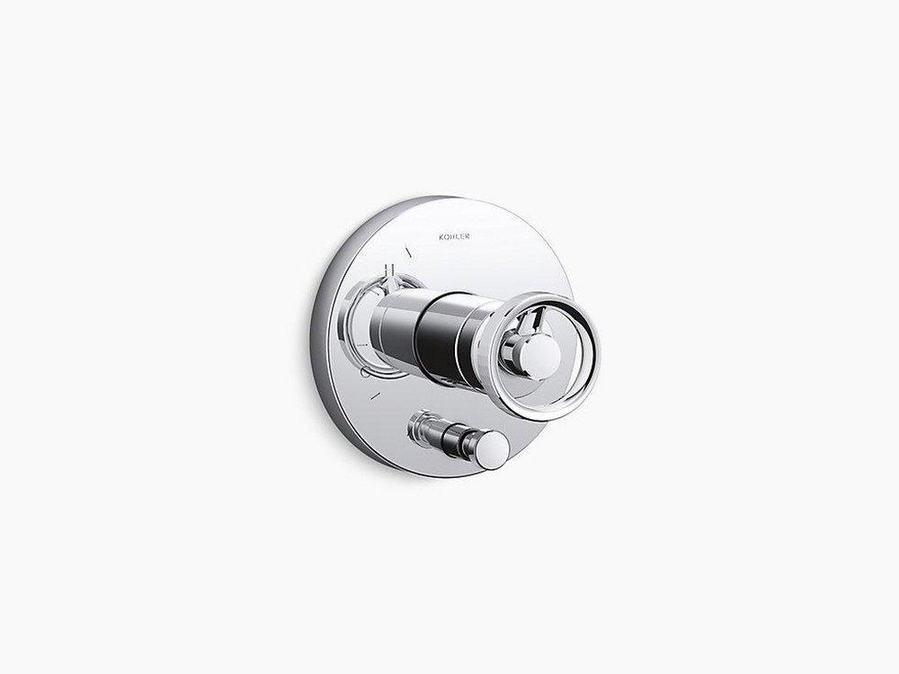 KOHLER Polished Chrome Single Handle Single Function Bathtub & Shower Faucet Trim Only 