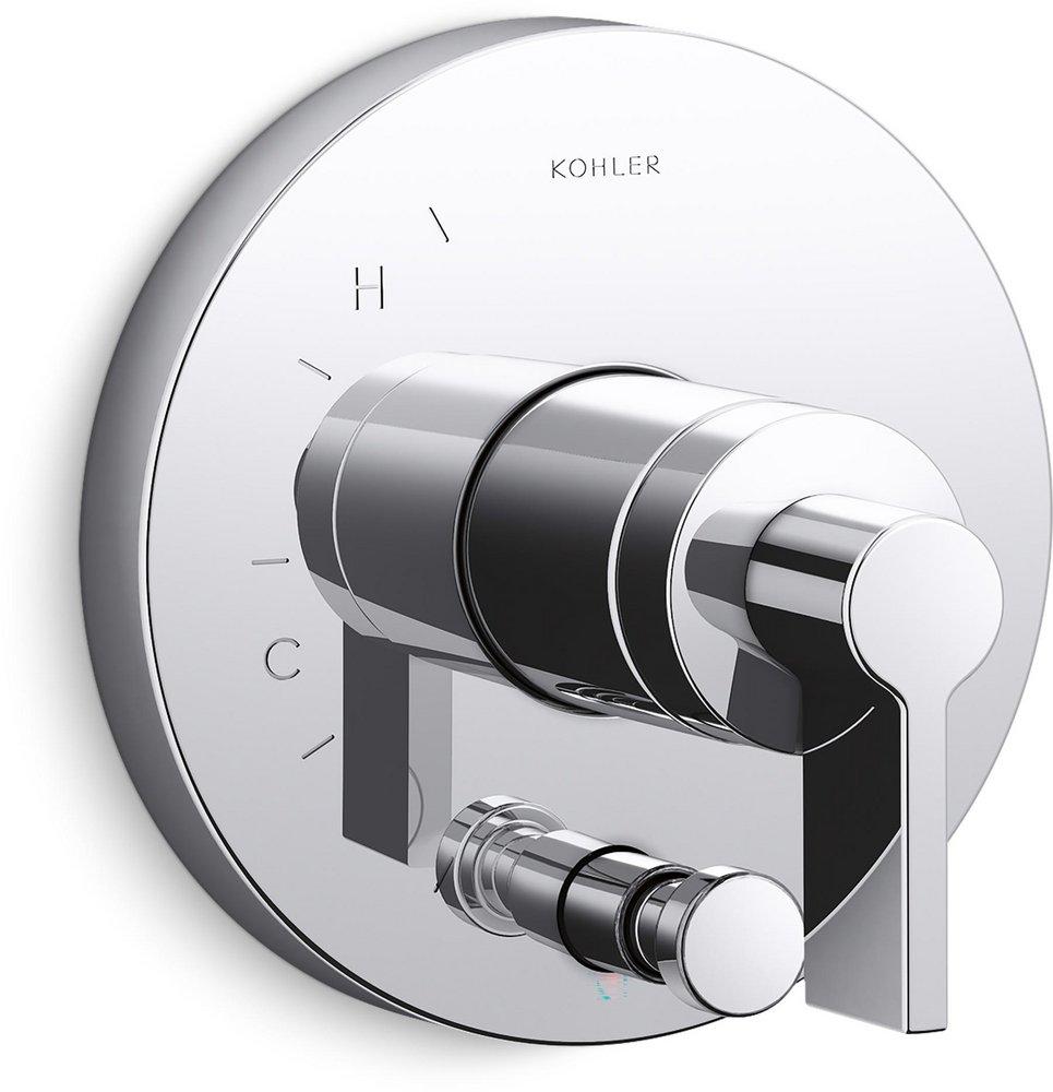KOHLER Polished Chrome Single Handle Bathtub & Shower Faucet Trim Only 