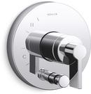 KOHLER Polished Chrome Single Handle Bathtub & Shower Faucet Trim Only 