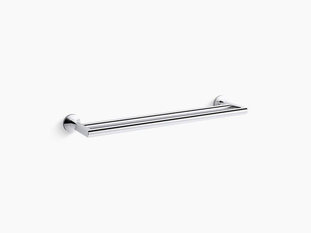 KOHLER Polished Chrome 24 in. Towel Bar 