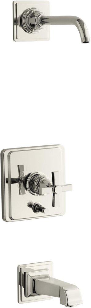 KOHLER Vibrant&reg; Polished Nickel Single Handle Bathtub & Shower Faucet (Trim Only) 