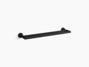 KOHLER Matte Black 24 in. Towel Bar 