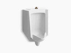 1 gpf Wall Mount Vitreous China Antimicrobial Top Spud Urinal (1-Piece) in White