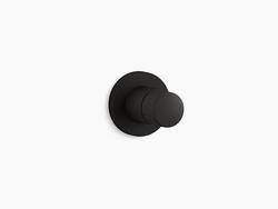 Single Handle Diverter Valve Trim in Matte Black